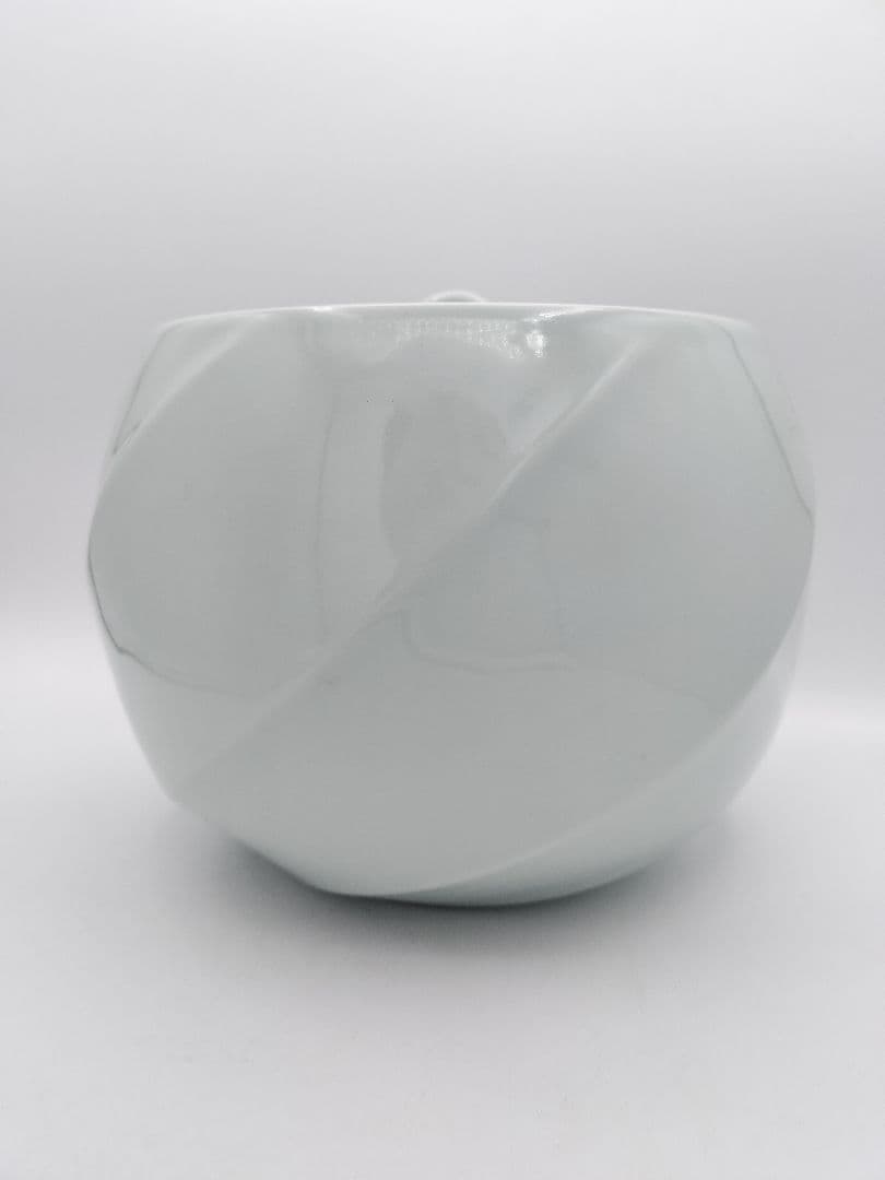 b47 水指 白磁 小川武雄 木箱 茶道具 古物 京都