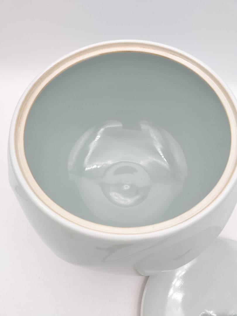 b47 水指 白磁 小川武雄 木箱 茶道具 古物 京都