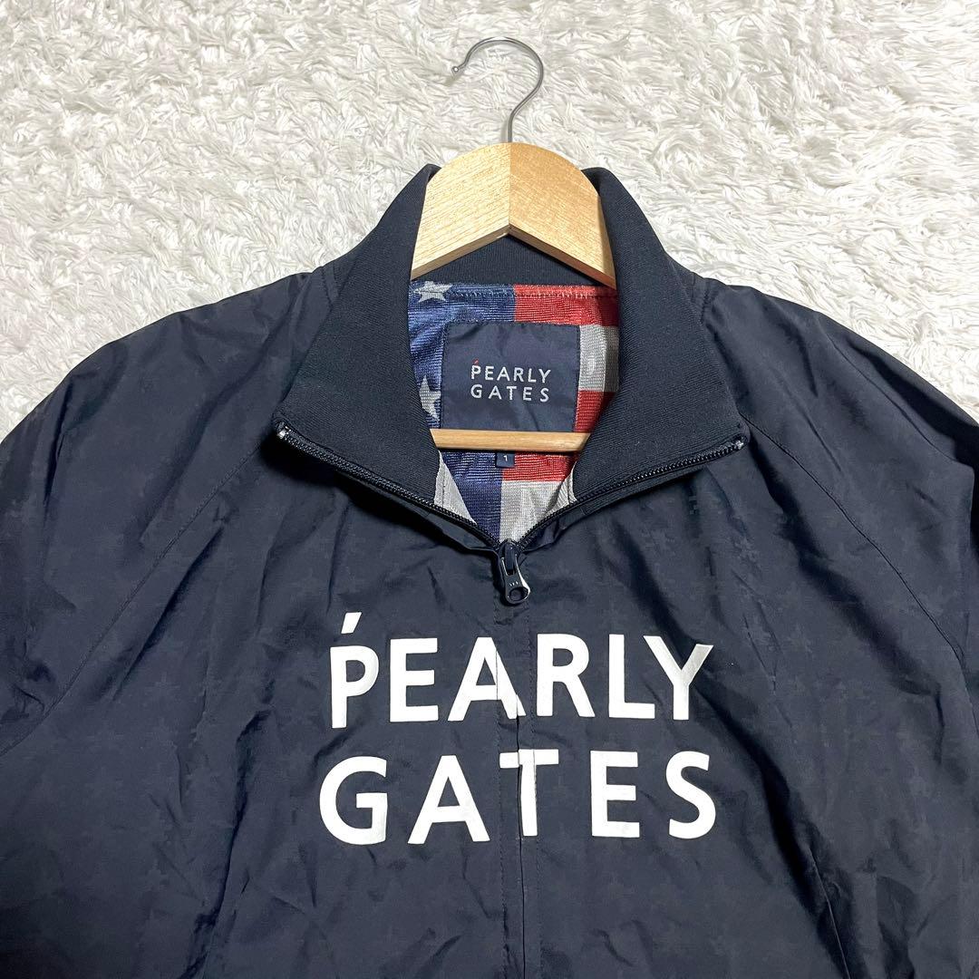 ✨未使用級✨パーリーゲイツ ナイロンジャケット 防水 アメリカ星条旗 Mサイズ