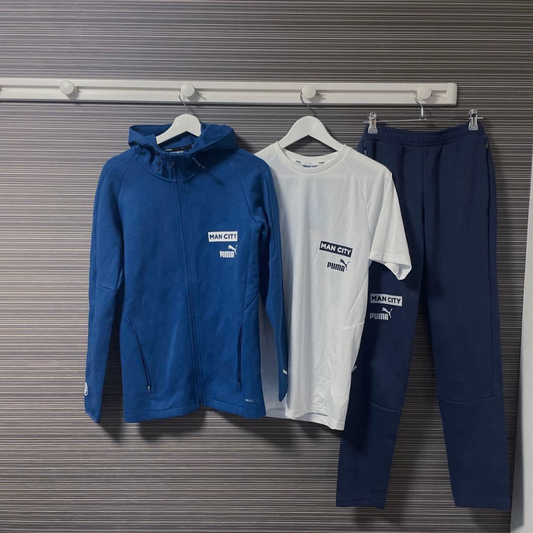 マンチェスターシティ　パーカー　パンツ　シャツ