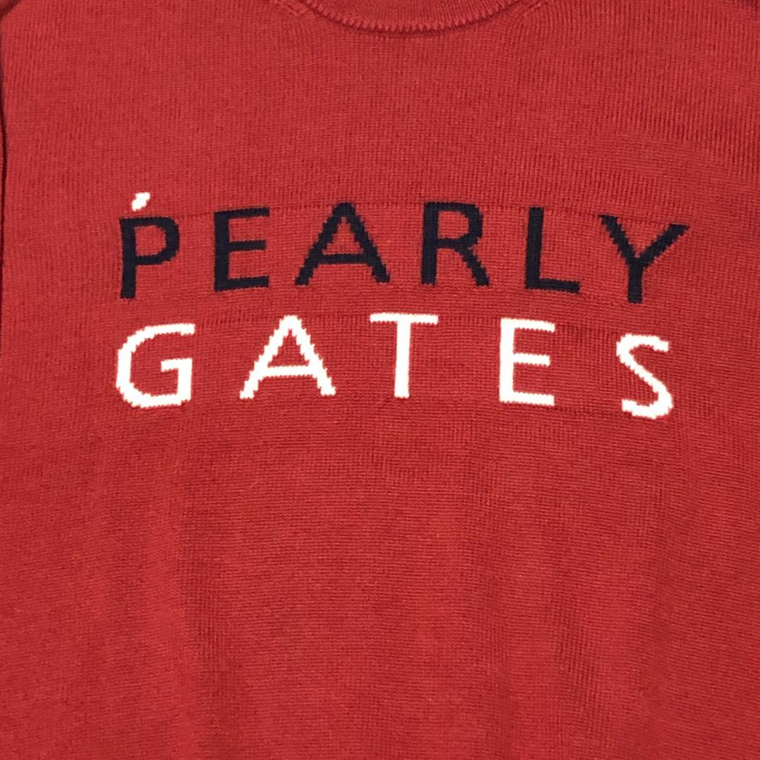 【匿名配送】パーリーゲイツ ゴルフウェア ビッグロゴニットセーター Mサイズ