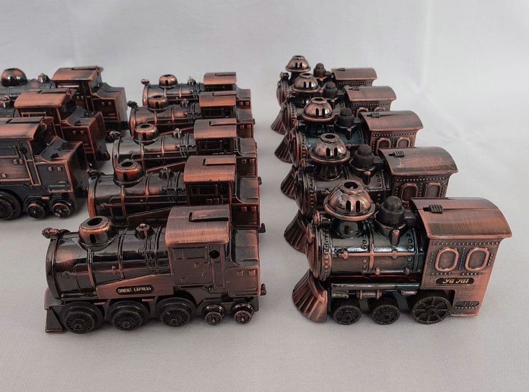 ヴィンテージライター 25個セット　卓上機関車 蒸気機関車 鉄道