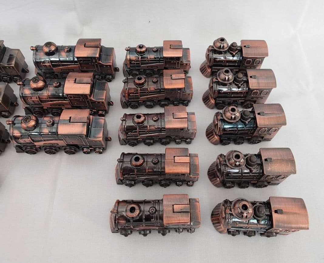 ヴィンテージライター 25個セット　卓上機関車 蒸気機関車 鉄道