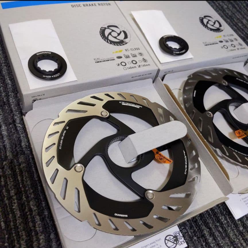 【新品２個】SHIMANO RT-CL900（140、160） ブレーキローター