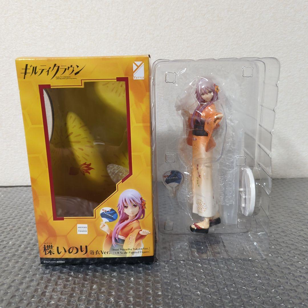 【希少・美品】楪いのり 浴衣Ver. ギルティクラウン 1/8 フィギュア