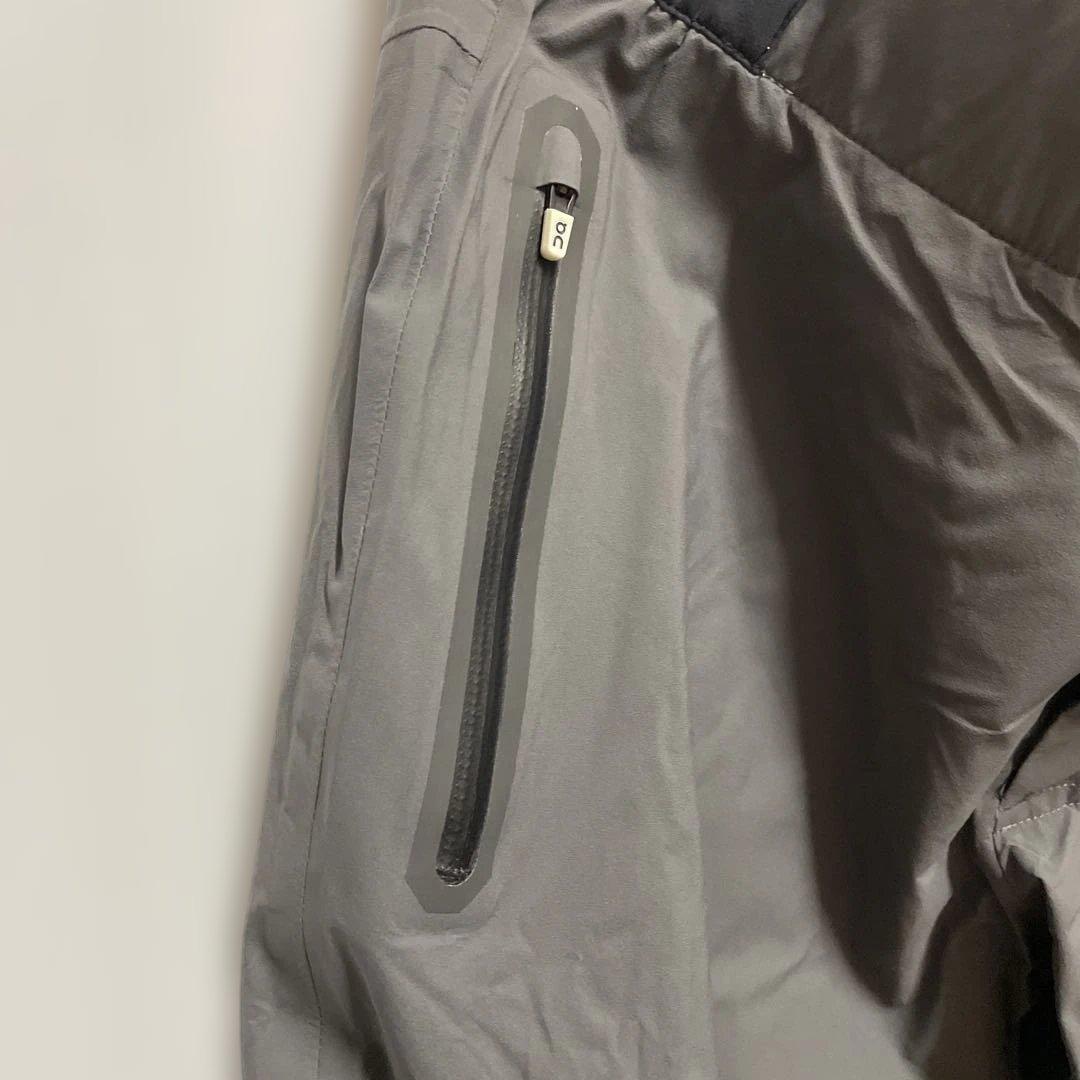 美品 On ランニングパンツ トレーニングパンツ グレー×ブラック メンズ M