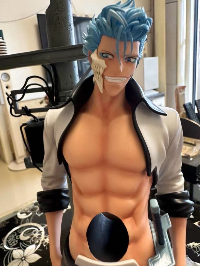 BLEACH 黒衣少年図 グリムジョー ガレージキット スタチュー①①