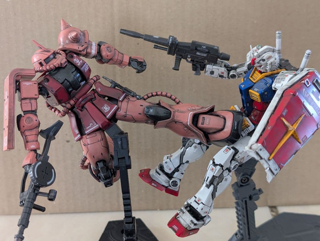 ジ・オリジン、シャア専用ザクiiとRG、RX-78-2ガンダムVer.2.0