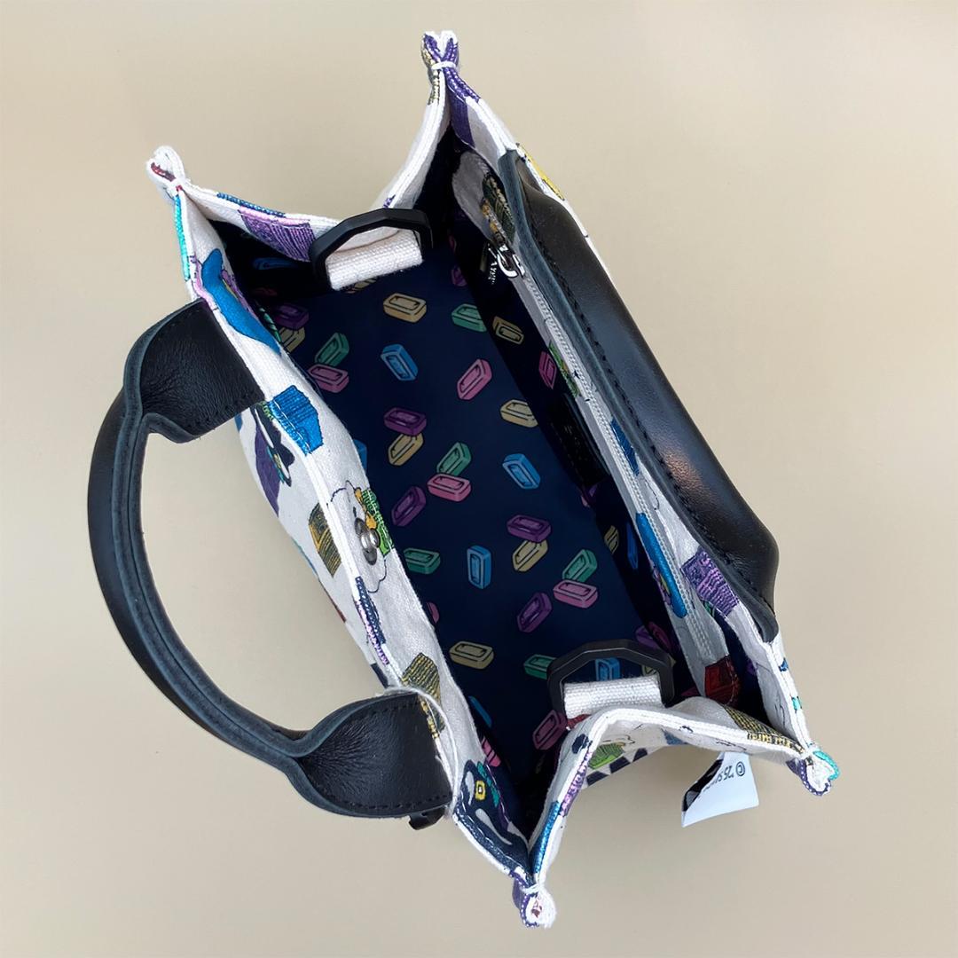 未使用 はぴだんぶい PEZ ear コラボコットンバッグSサイズ トート