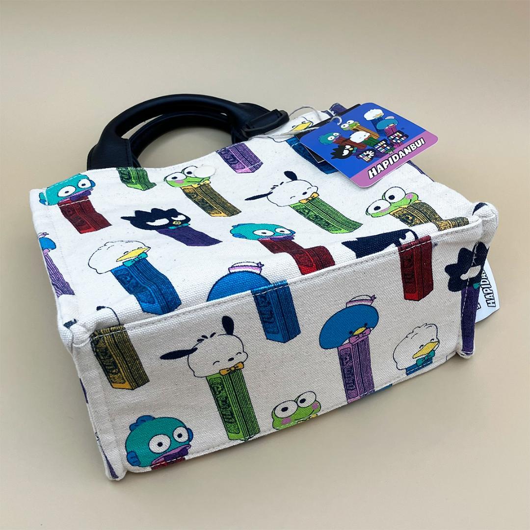未使用 はぴだんぶい PEZ ear コラボコットンバッグSサイズ トート