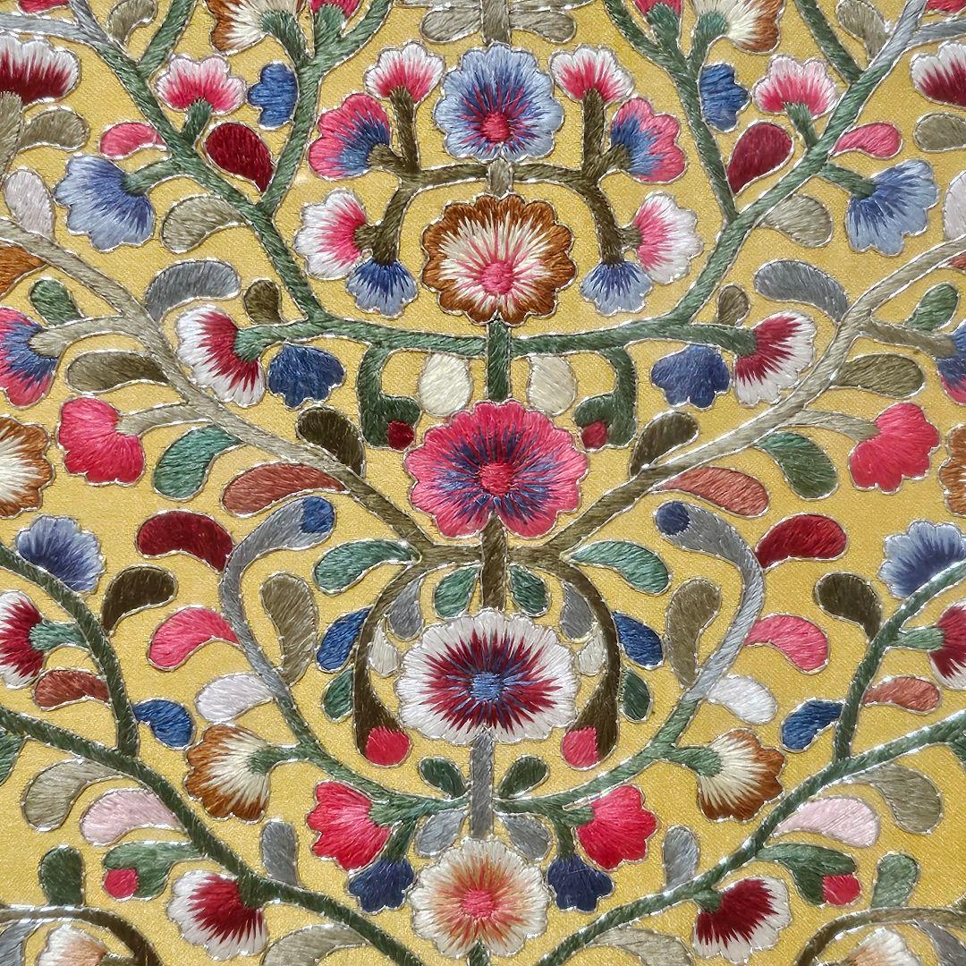 韓国伝統刺繍アートパネル 手刺繍 壁掛けインテリア 額装 チャス