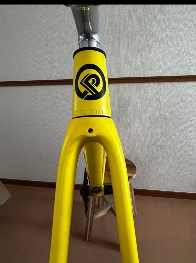 NINJA PIZZ 2021 イエローフレーム　クランクセット