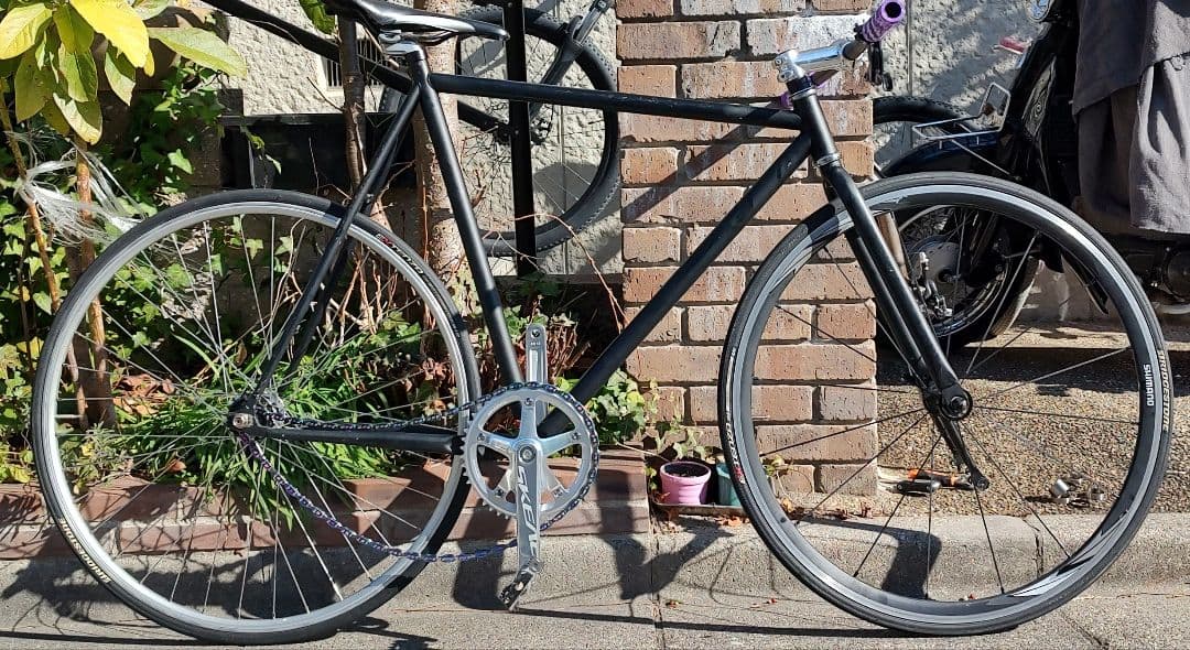 ヒュウ 　送料込み パシュートフレーム ピストバイク