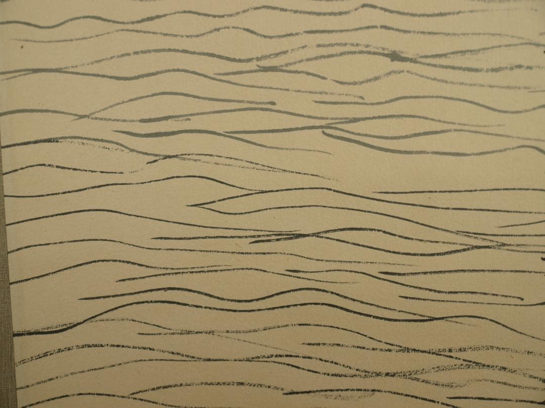 中国明時代の掛軸　激安骨董品　肉筆保証　博物館保管品古美術 BD159A10-3