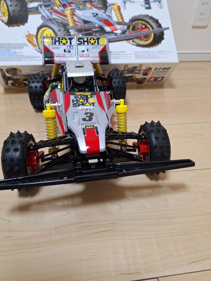 タミヤスーパーホットシヨット本体 T4YF ラジコン送信機 セット