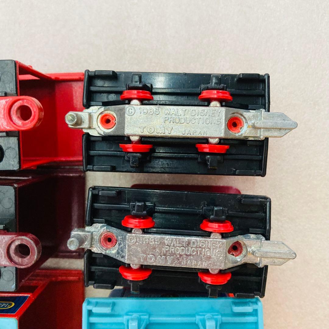 【４台セット★1983年製】ディズニー ウエスタンリバー鉄道　TOMY　に11