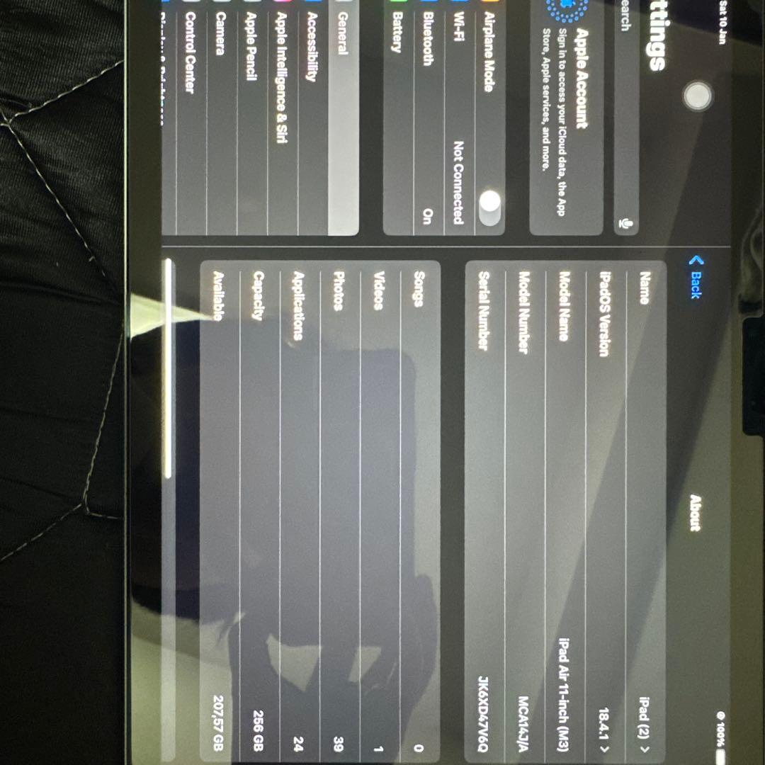 DTM・DAW I pad air 11 (M3) 256gb