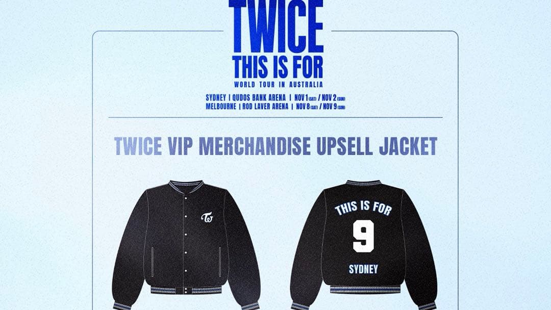 TWICE Sydney シドニー　ジャケット