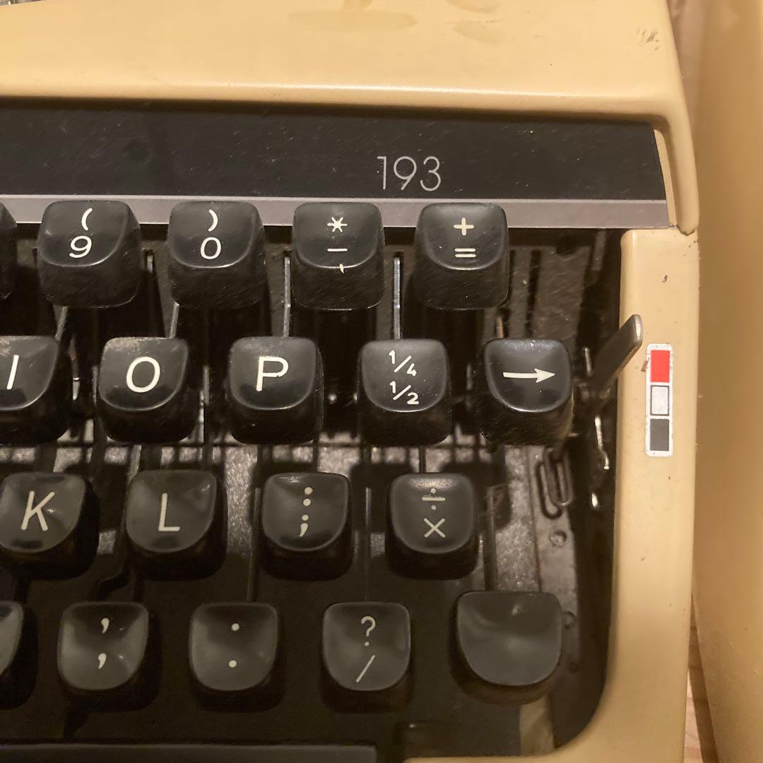 brother　タイプライター　JP1-193　2個　アンティーク　レトロ