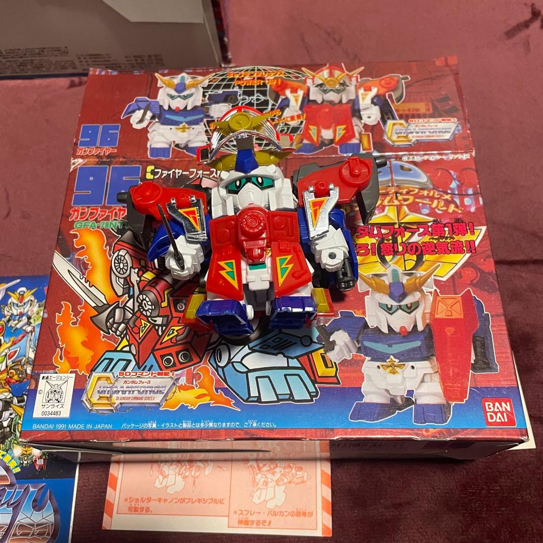 元祖SDガンダム　ガンファイヤー　ファイヤーブレイザー　セット