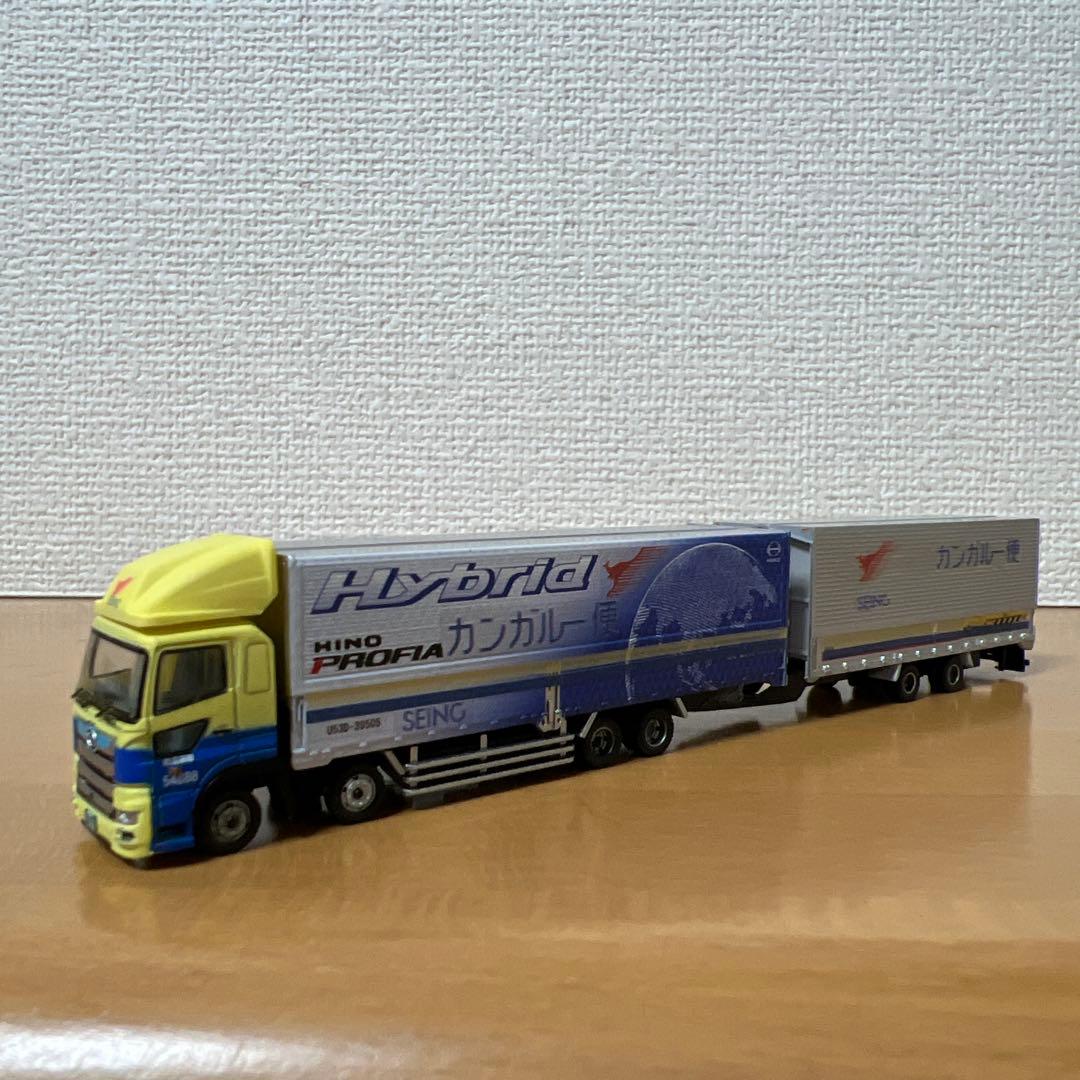 トレーラーコレクション　日野プロフィアハイブリッド仕様　西濃運輸フルトレーラー