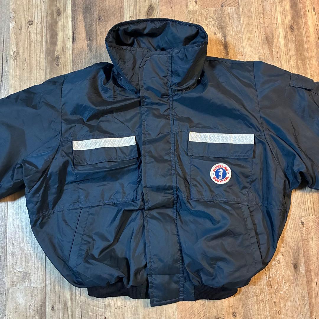 マスタングサバイバル　フローテーションジャケット　防寒　ネイビーブルー　XL