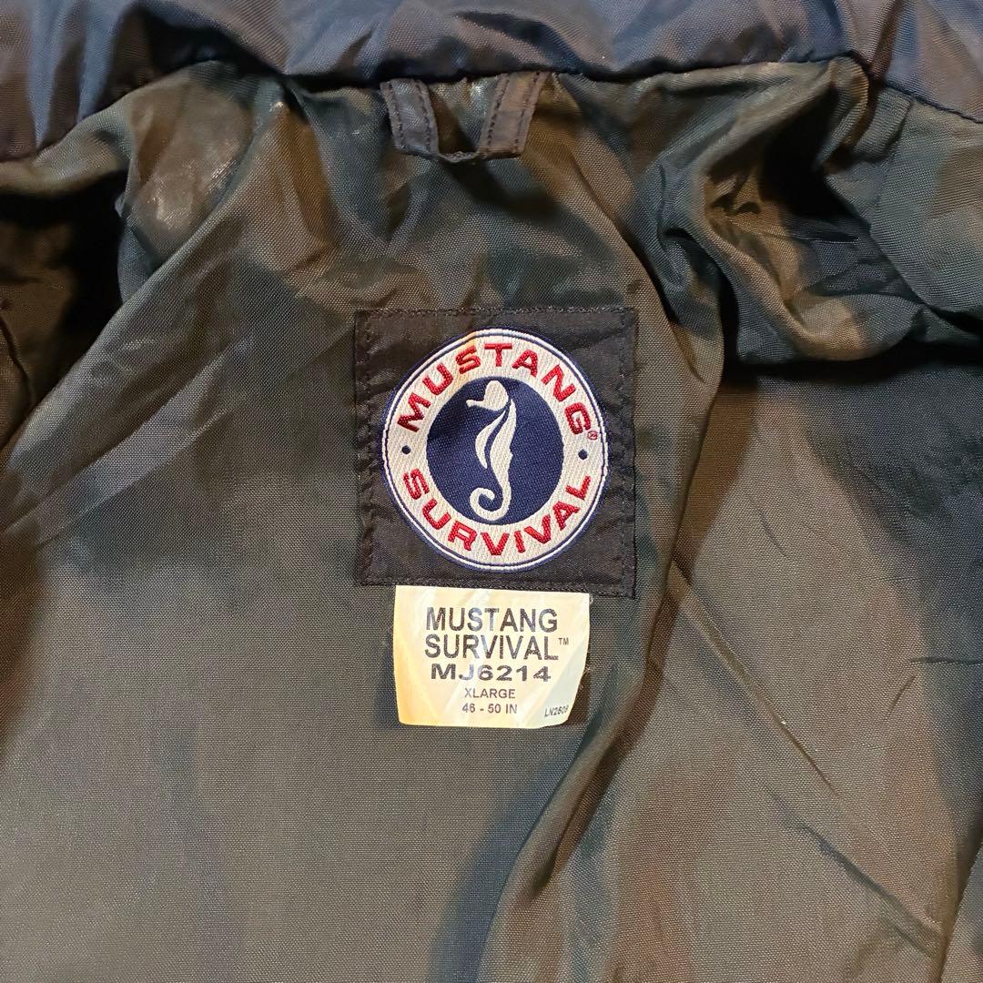 マスタングサバイバル　フローテーションジャケット　防寒　ネイビーブルー　XL