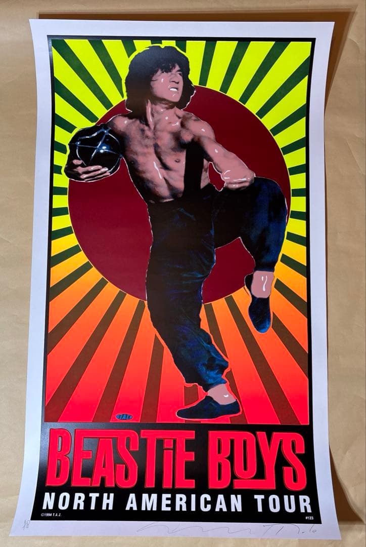 TAZ タズ　BEASTIE BOYS シルクスクリーンポスター