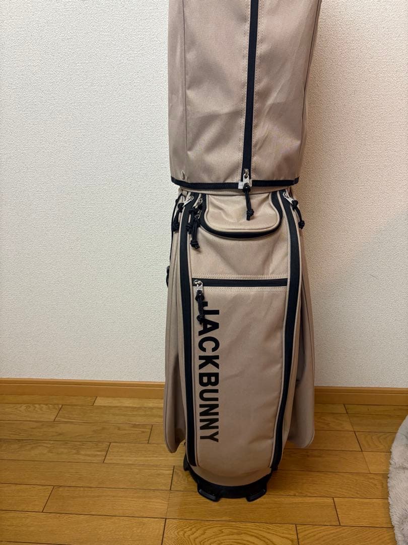 【JACK BUNNY!!】ゴルフ５限定 ジャックバニー キャディバッグベージュ