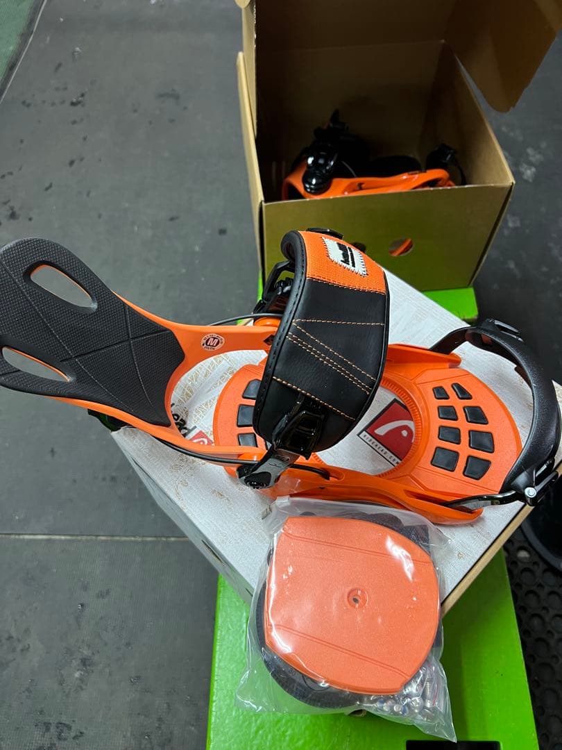 Head スノーボード ビンディング オレンジ　Ｌサイズ