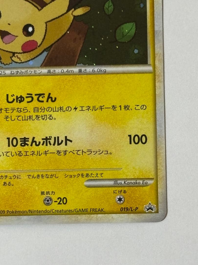 ピカチュウ（ポケモンだいすきクラブ ゴールドランク）019/L-P