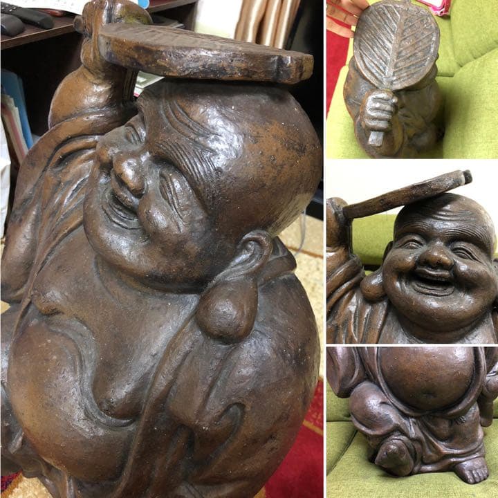 古い備前焼置物 ☆骨董品