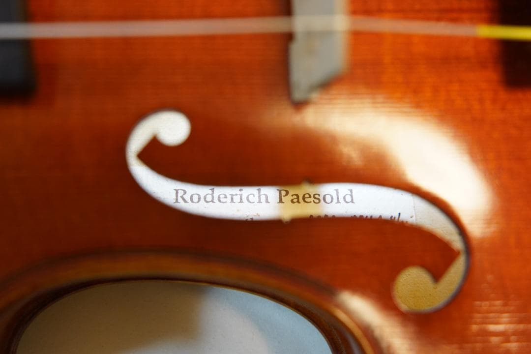 アイラクレム様　ローデリヒ　バイオリン Paesold 804 4/4☆5