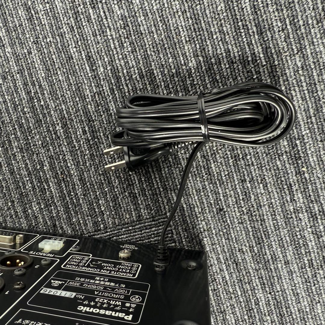 Panasonic RAMSA WR-X22 オーディオミキサーレトロ音響機器