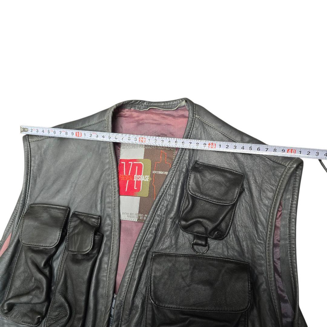 AVANT GARDE NEWS 本革レザー フィッシングベスト バイカー