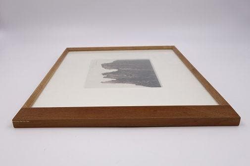 真作保証 現代版画の鬼才 一原有徳「利尻富士」版画 額装