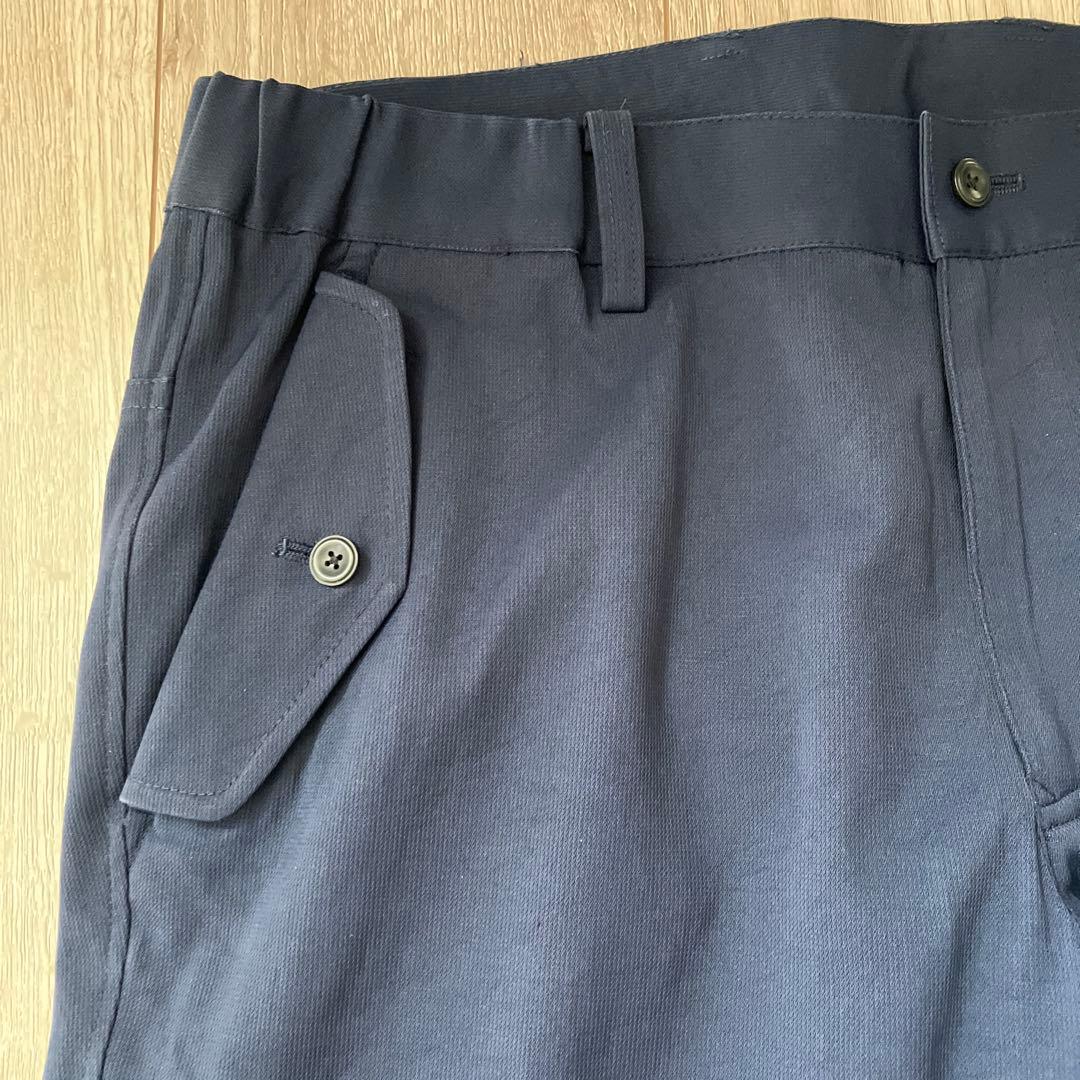 【美品】BEAMS GOLF ネイビー パンツ　ビームスゴルフ　ロゴ　ストレッチ