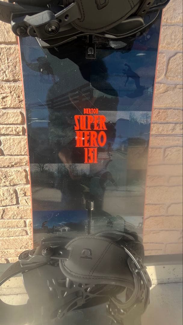 超人気！BURTON HERO スノーボード　UNIONビンディング付き
