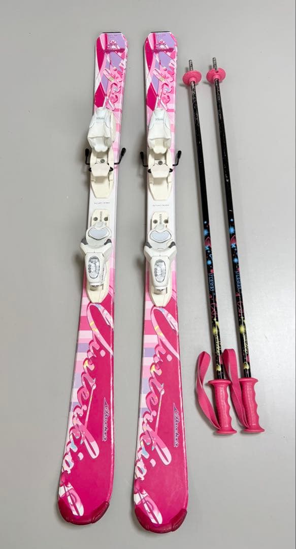 KAZAMA ジュニアスキーセット　板117cm／ブーツ21cm