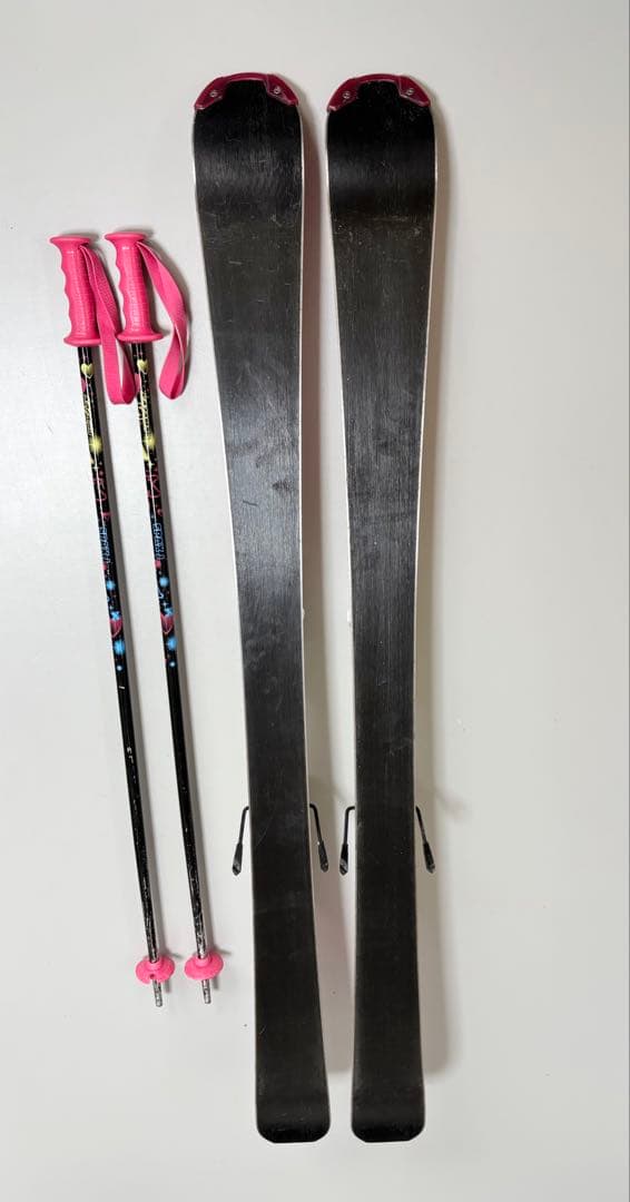 KAZAMA ジュニアスキーセット　板117cm／ブーツ21cm