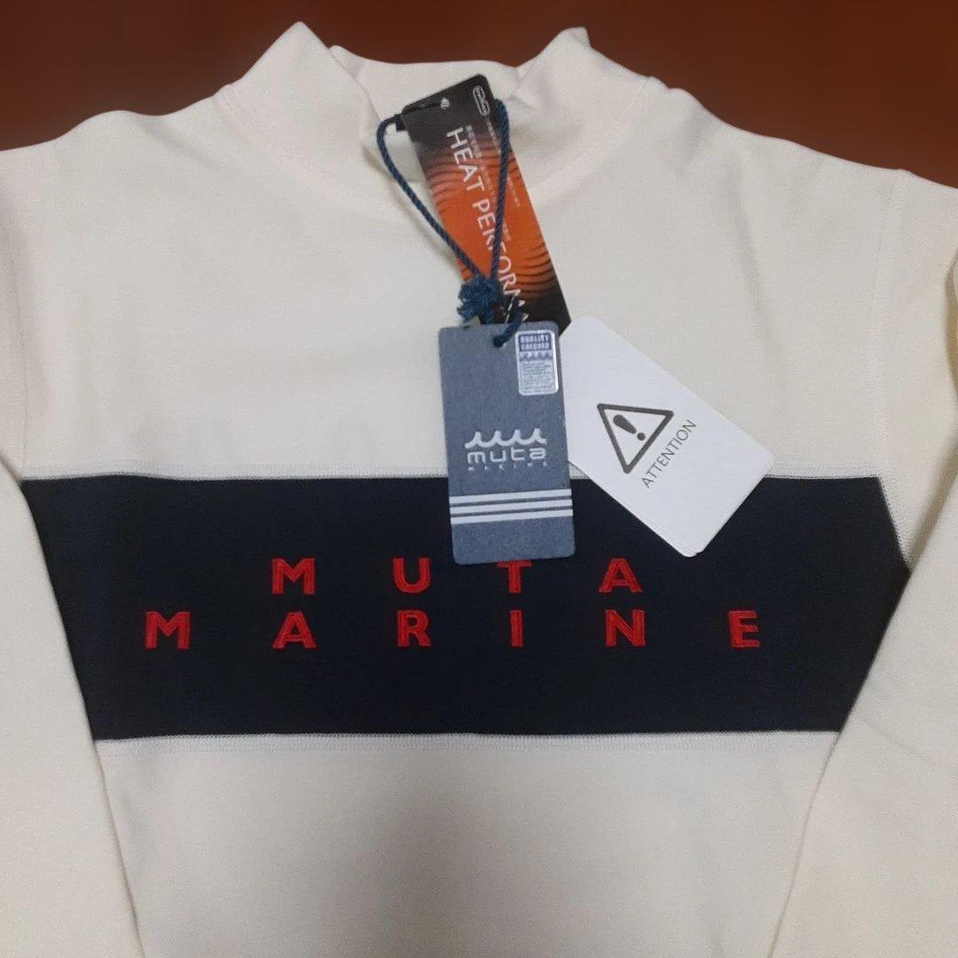 新品　MUTA MARINE 長袖ハイネック　裏起毛トレーナー0