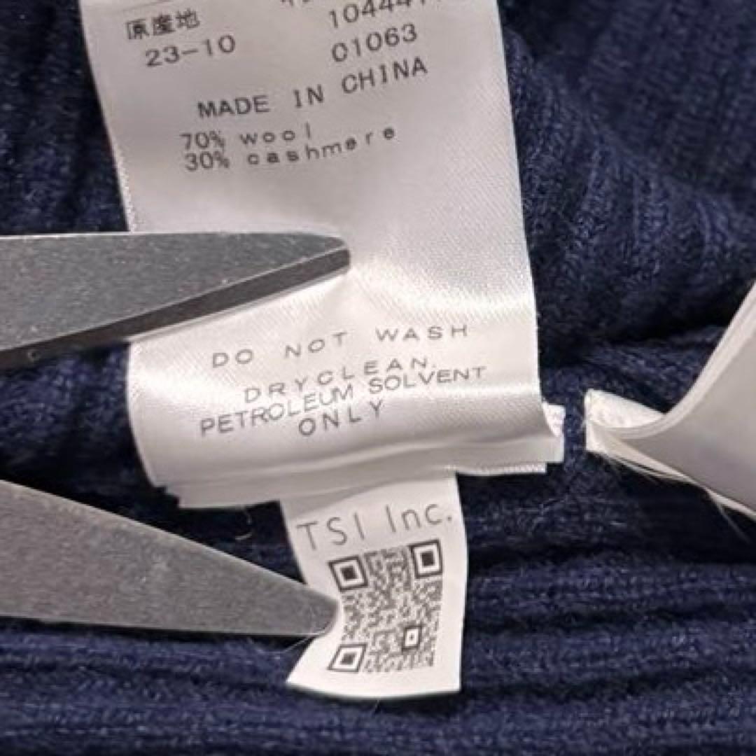 極美品✨ パーリーゲイツ ニット プルオーバー カシミヤ ハイネック 6 XL