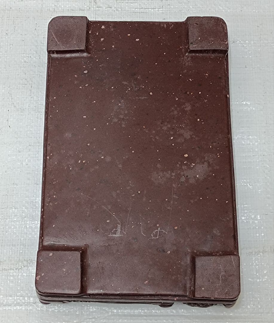 骨董品　大硯　雲龍彫刻　蓋付　書道具　3.45kg 中古品