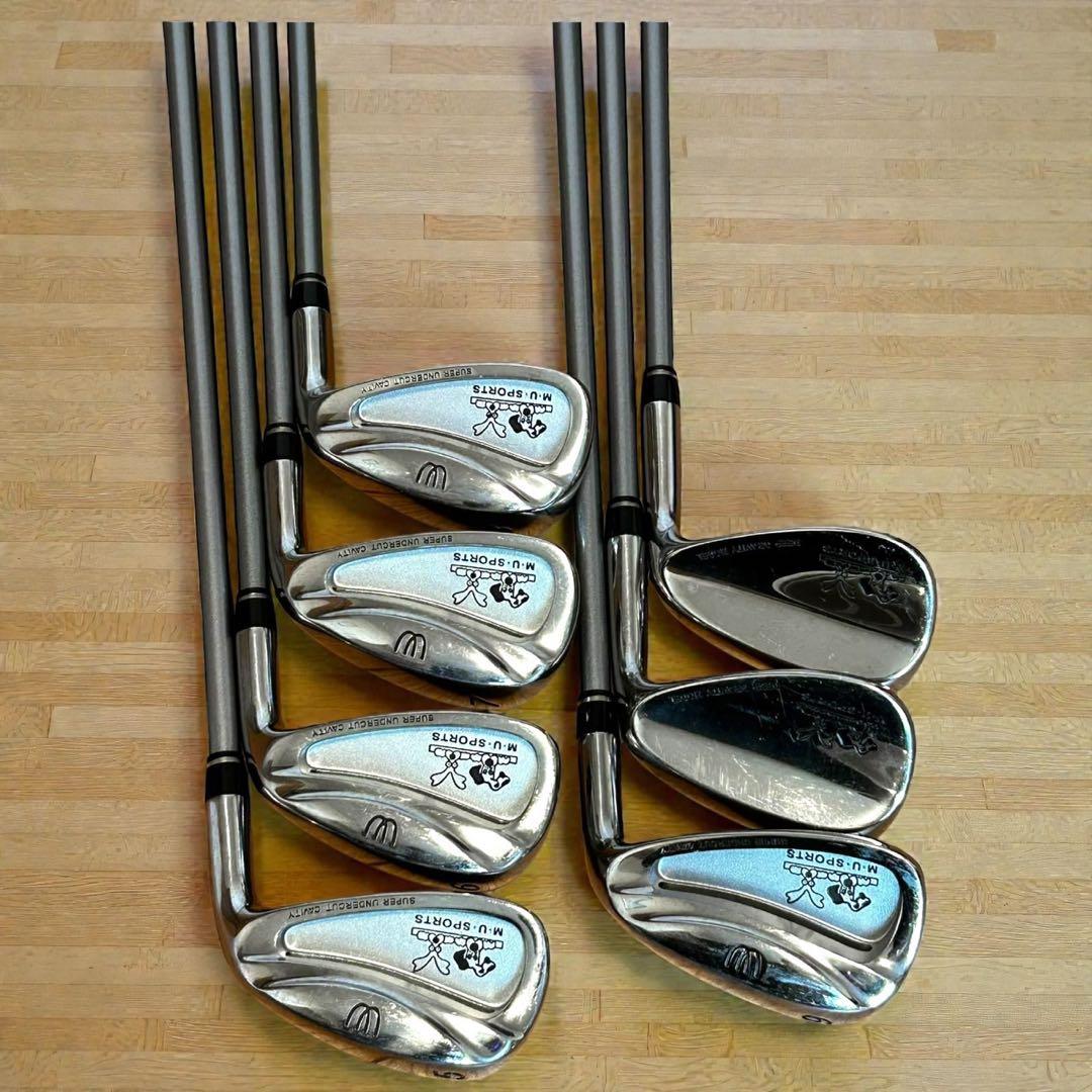希少❣️美品✨M.U.SPORTS ミエコウエサコ レディースアイアン 7本セット