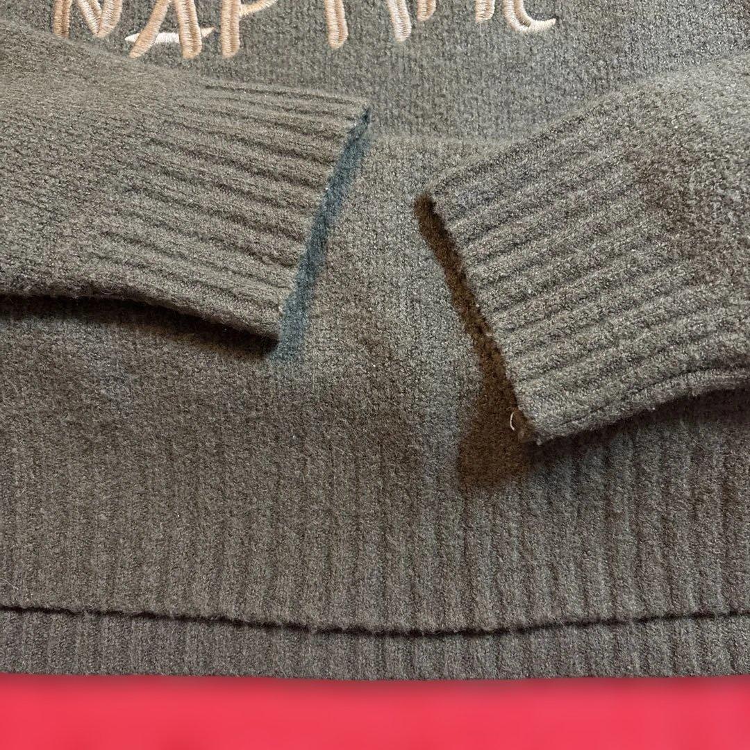 ナップタイム　naptime. Nissy ニット　プルオーバー　カーキ