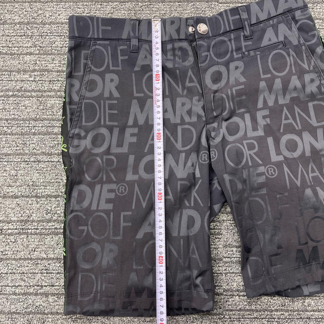 マークアンドロナ　ハーフパンツ　黒