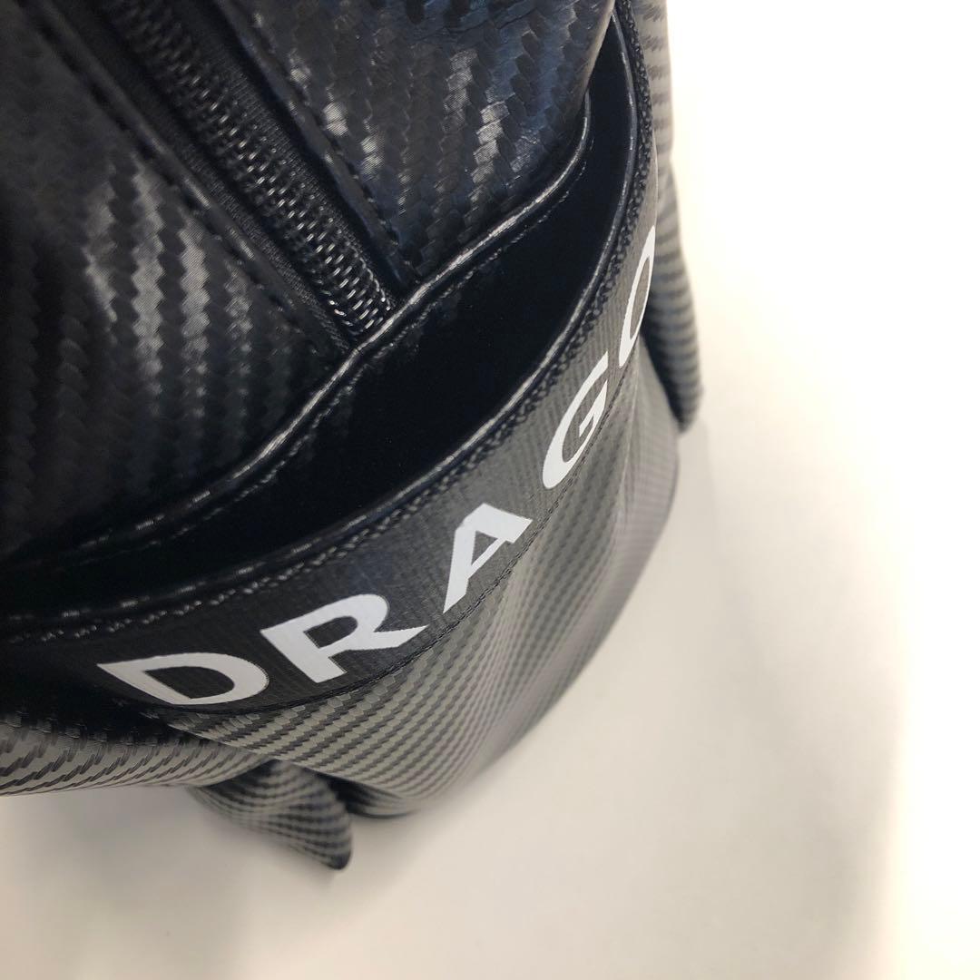 【新品】ダンスウィズドラゴン D3-320010 カーボンレザートートバッグ 黒