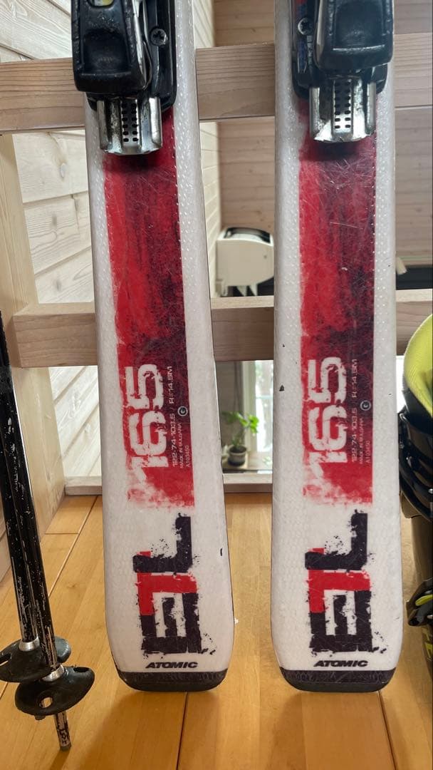 カービングスキー板アトミック大人男性ATOMIC165cmセットジュニア子供女性