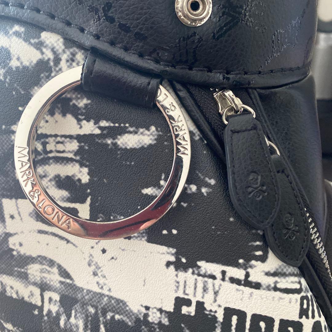 s*a様 MARK & LONA キャディバッグ シルバー