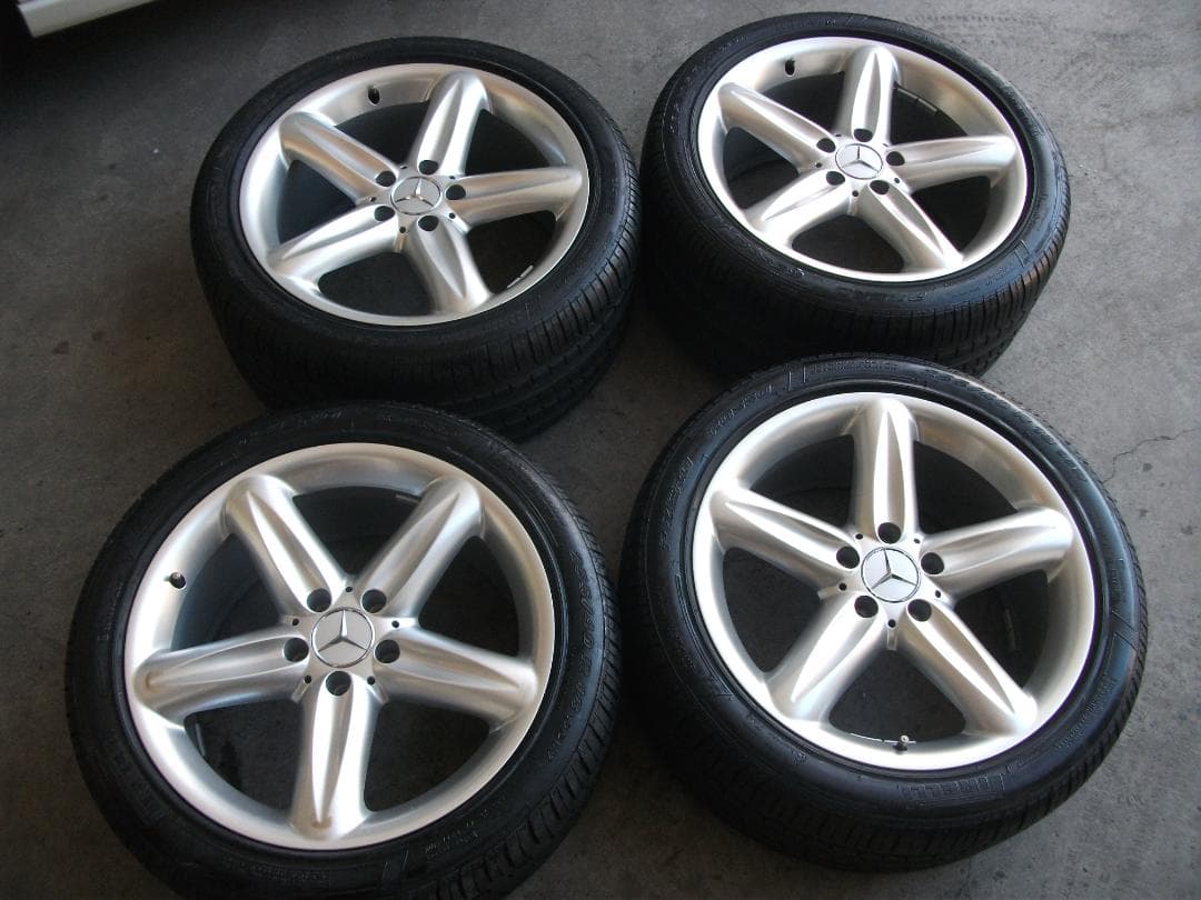 【美品】SL350メルセデスベンツタイヤ・アルミホイールセット
